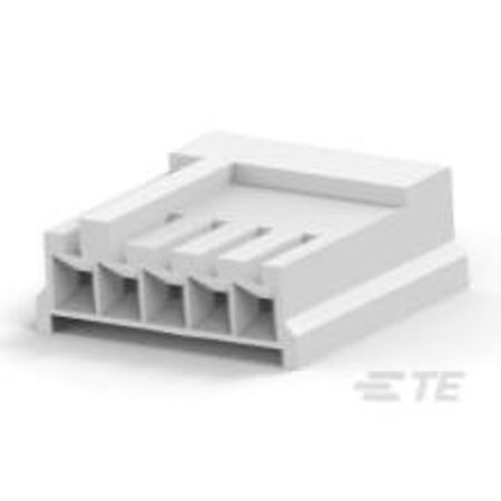 TE CONNECTIVITY Board Connector, 5 Contact(S), 1 Row(S), Female, Crimp Terminal, Natural Insulator, Receptacle 171822-5